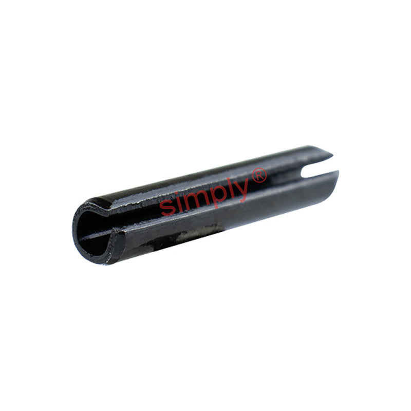 Metric Slotted Carbon Spring Steel Spring Roll Pins with Black Oxide Finish 16x30mm - Allow 2-3 Days