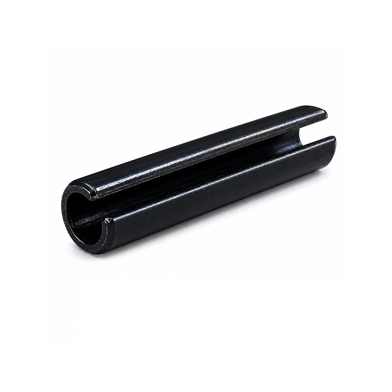 Metric Slotted Carbon Spring Steel Spring Roll Pin with Black Oxide Finish 8x18mm - Allow 2-3 Days