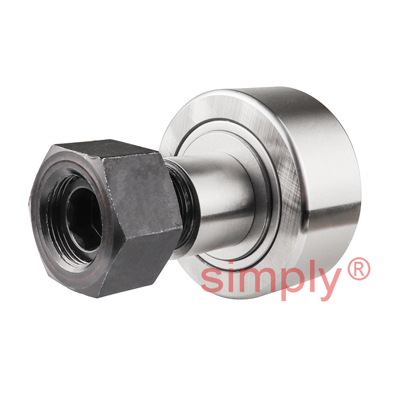 Budget NUKRE40A Crowned Cam Follower with Eccentric Stud 40x20x22 M18x1.5 Thread