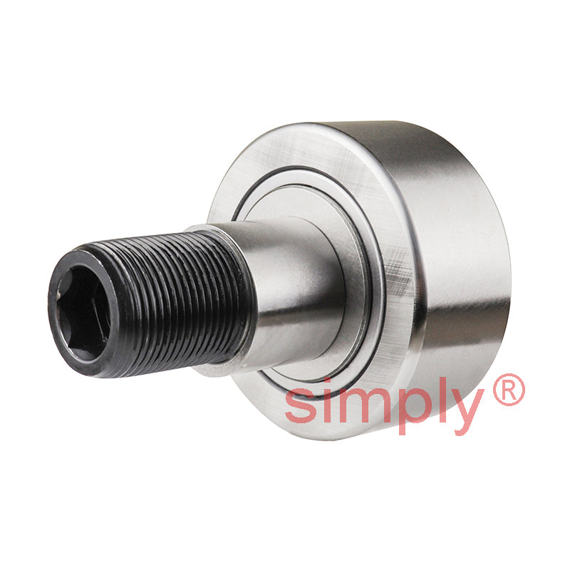 Budget NUKRE52A Crowned Cam Follower with Eccentric Stud 52x24x24 M20x1.5 Thread