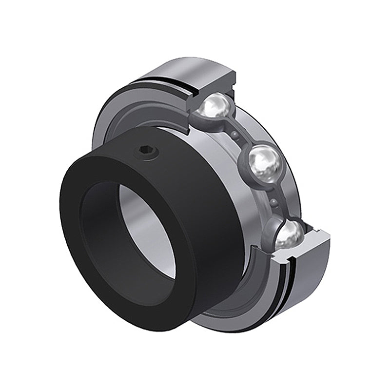 SNR CES207-22 Imperial Flatback Grooved Parallel Outer Bearing Insert 1-3/8 inch Bore 72mm Outside Diameter with Eccentric Collar - Allow 2-3 Days