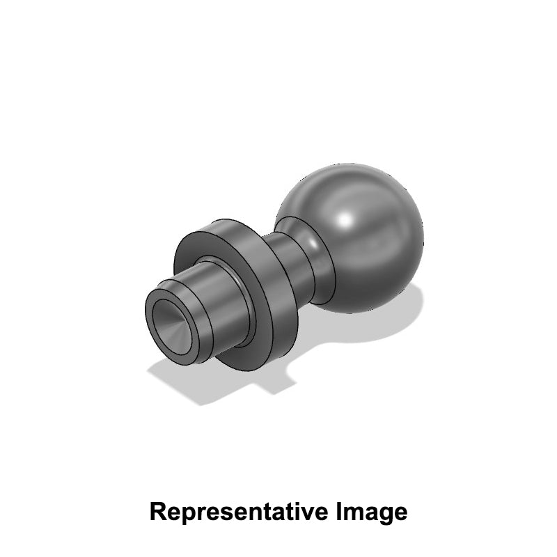 Chiavette B8x7.5 Steel Ball Stud Unthreaded 8mm Ball Diameter 7.5mm Length - Allow 2-3 Days