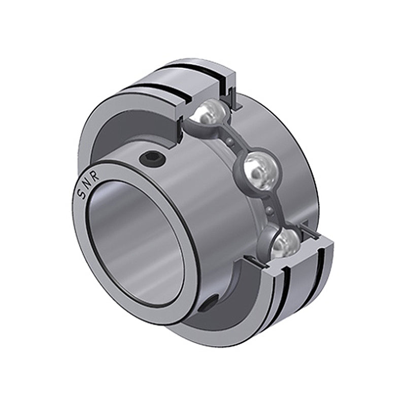 SNR CUC205-15 Imperial Full Width Grooved Parallel Outer Bearing Insert 15/16 inch Bore 52mm Outside Diameter with Grub Screws