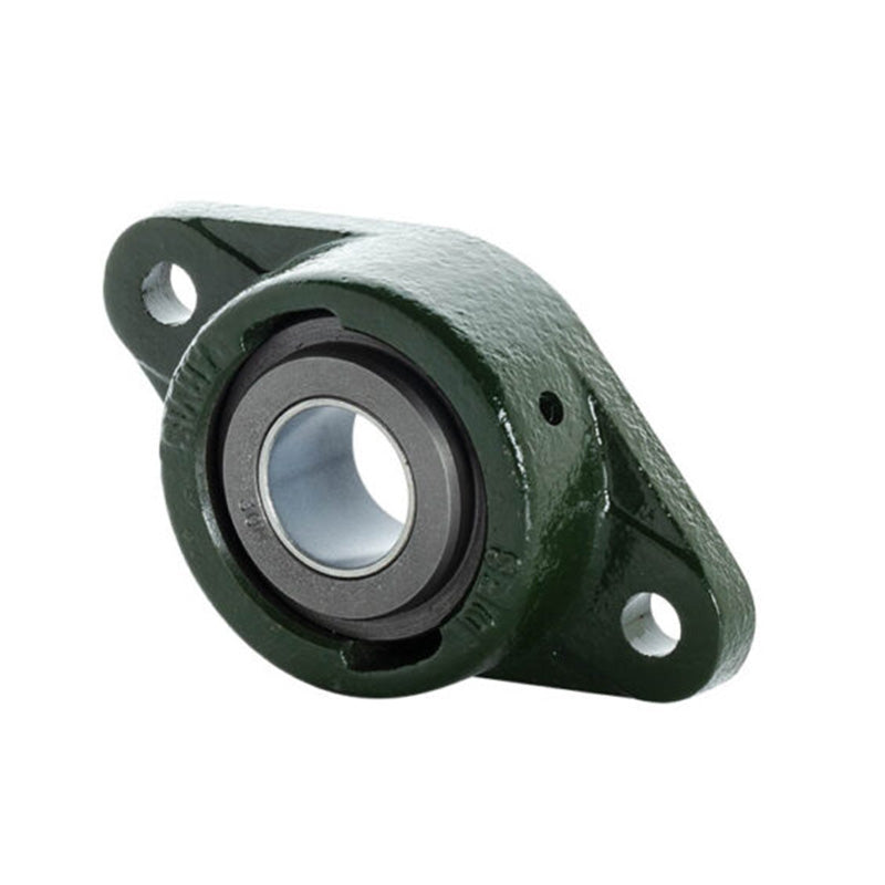 Major Brand DF3-30M-DU Metric Cast Iron Two Bolt Oval Flanged Housing with 30mm Bore Steel Insert - Allow 3-4 Weeks