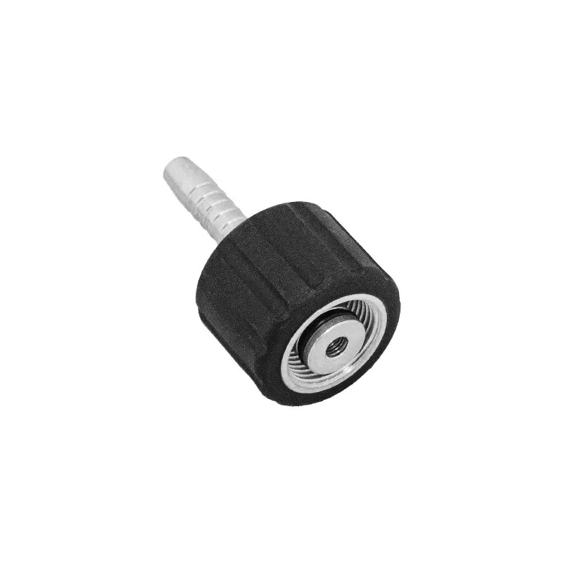 Karcher 3/8 inch Long Female Complete Jetwash Hose Fitting with Zinc Plated Finish - Allow 2-3 Days