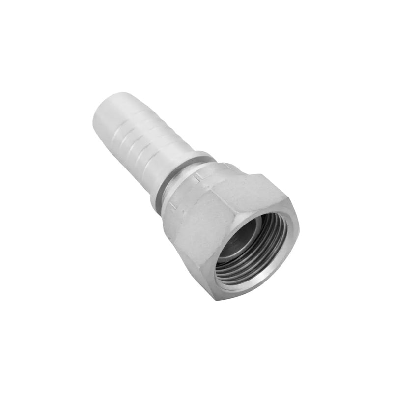 FLEXEQUIP/VOSS 5/8 inch BSP Female Two Piece Hose Fitting with 60 Degree Cone and 27mm Crimp Nut - Allow 2-3 Days