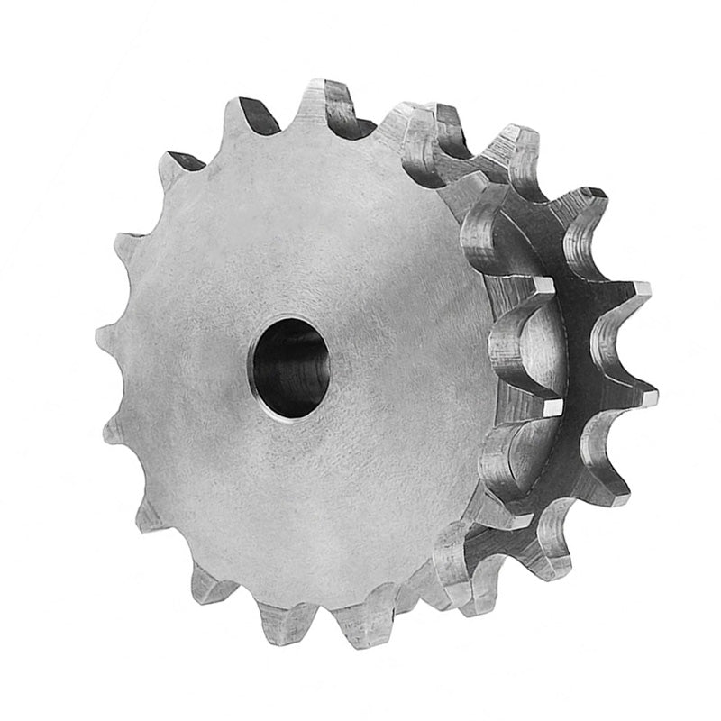 21 Tooth 08B Pilot Bore Double Simplex Sprocket for 1/2 inch Pitch Chain