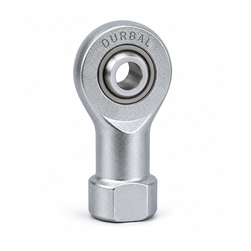 Durbal DSI08-T/K Maintenance Free Right Hand Metric Steel / PTFE Lined Female Rod End M8 Thread