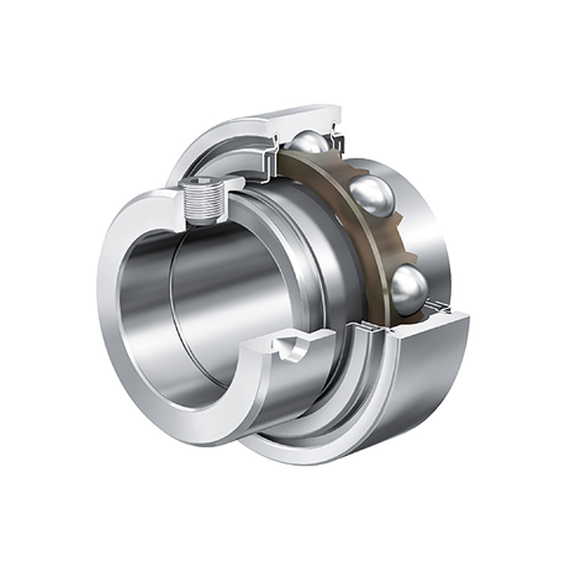 INA E25XLKLL Metric Parallel Outer Bearing Insert with L Seals and Eccentric Collar 25x52x44.5mm