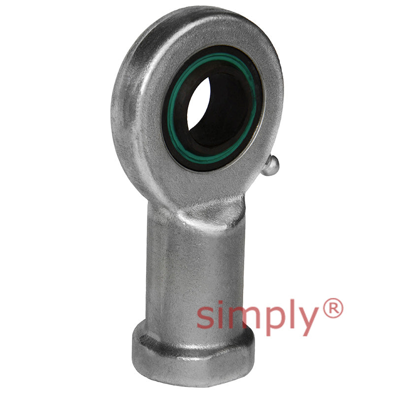 Fluro EIL702RS Left Hand Zinc Plated Steel Female Plain Rod End M56x4 Thread