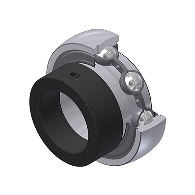 SNR ES202G2 Metric Flatback Spherical Outer Bearing Insert 15mm Bore 40mm Outside Diameter with Eccentric Collar