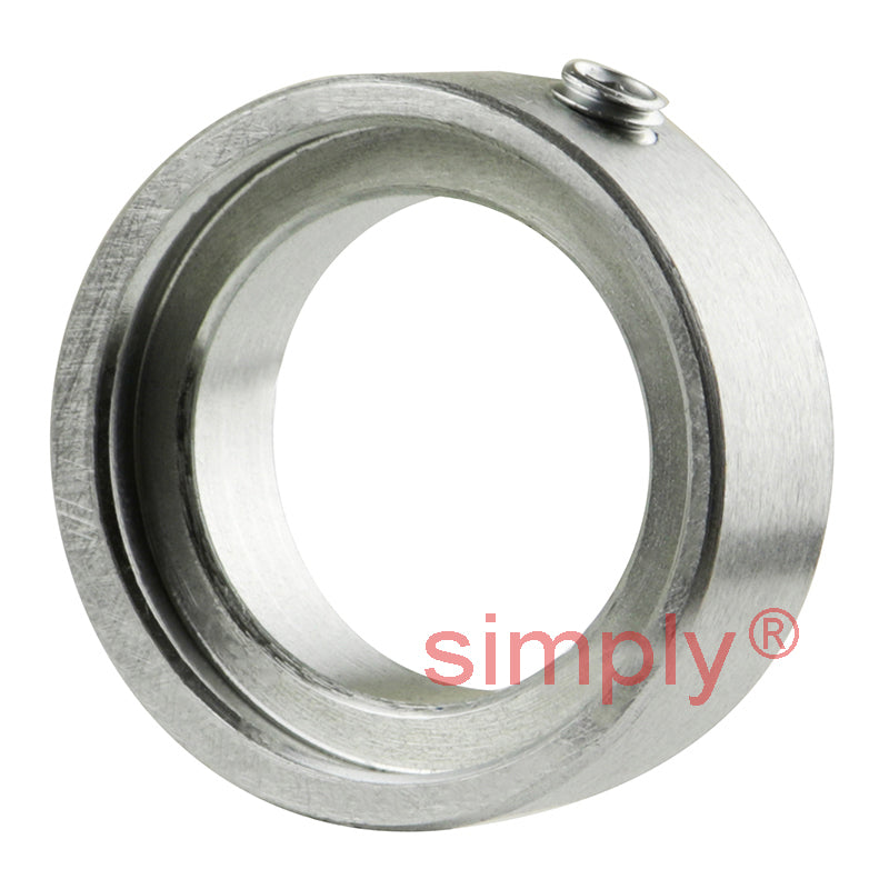 SNR ES205G2 Metric Flatback Spherical Outer Bearing Insert 25mm Bore 52mm Outside Diameter with Eccentric Collar