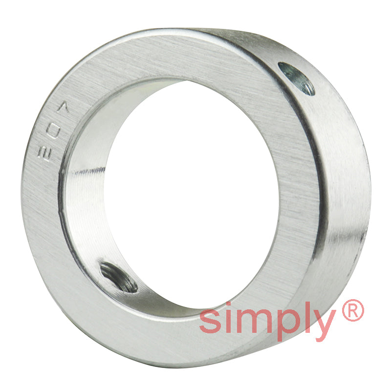 SNR ESFC207 Metric Four Bolt Cast Iron Round Flanged Housing with 35mm Eccentric Collar Insert