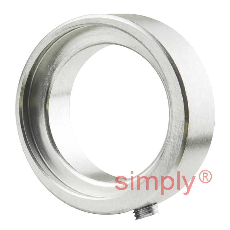 SNR ESFD208 Metric Two Bolt Cast Iron Oval Housing with 40mm Bore Eccentric Collar Insert