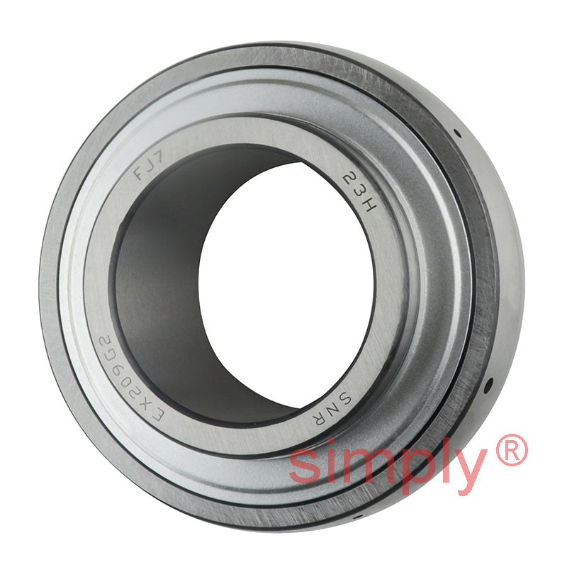 SNR EX209G2 Metric Full Width Spherical Outer Bearing Insert 45mm Bore 85mm Outside Diameter with Eccentric Collar