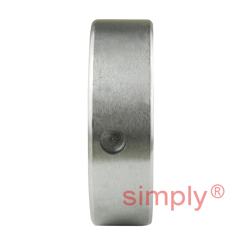 SNR EXF310 Metric Four Bolt Square Cast Iron Flange Housing with 50mm Bore Eccentric Collar Insert