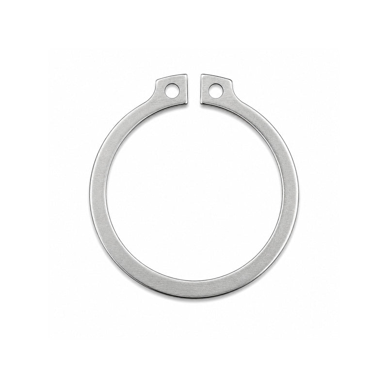 Stainless Steel External Circlip for 0.59 inch Shaft Diameter Un-Sprung Diameter 0.55 inch