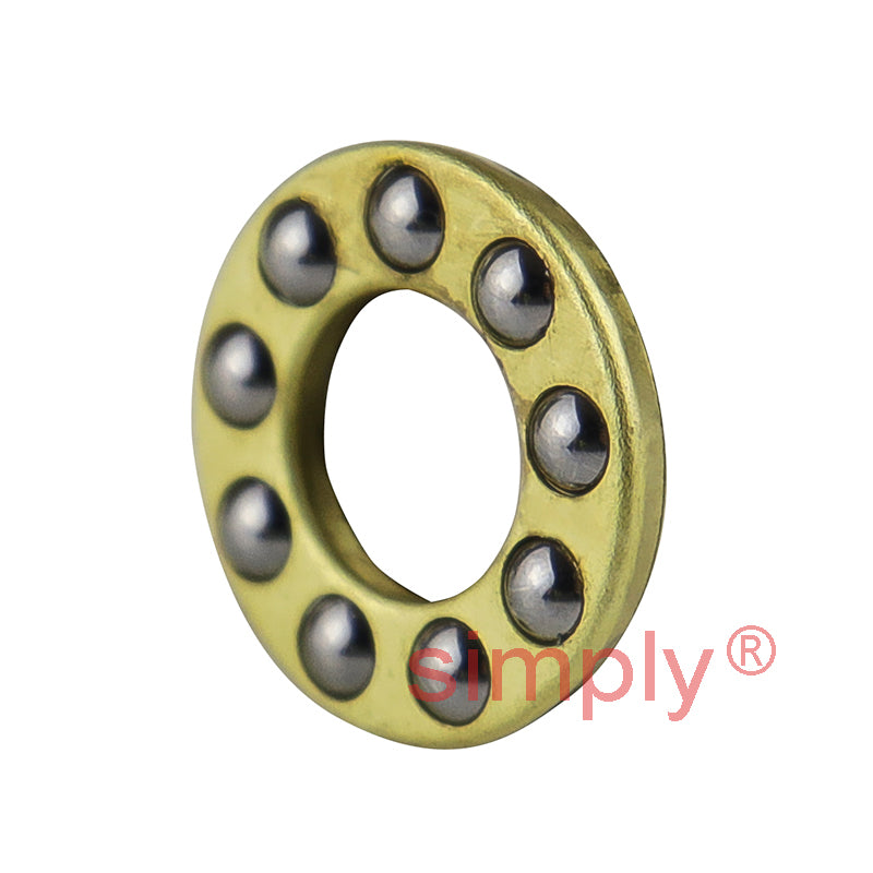 F6-12G Budget Single Thrust Ball Bearing with Grooved Washers 6x12x4.5mm