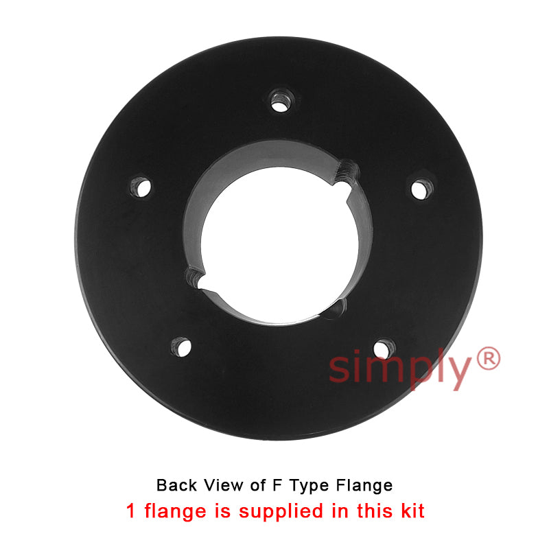 Major Branded F60H/F60F Inner/Outer Facing Taper Bores Type Tyre Drive Coupling Assembly with Fire Resistant Antistatic (F.R.A.S) Tyre