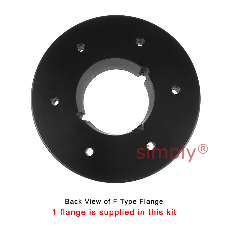 Major Branded F110H/F110F Inner/Outer Facing Taper Bores Type Tyre Drive Coupling Assembly with Fire Resistant Antistatic (F.R.A.S) Tyre