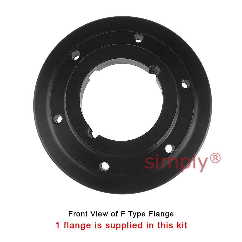 Major Branded F110H/F110F Inner/Outer Facing Taper Bores Type Tyre Drive Coupling Assembly with Natural Rubber Tyre