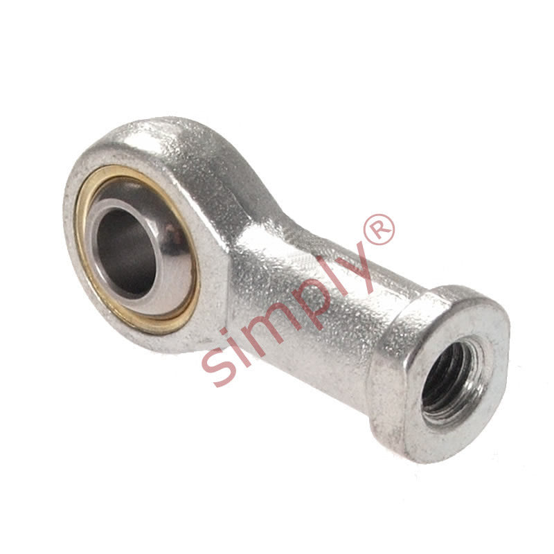 Branded FB-16 Right Hand Imperial Steel / Bronze Lined Maintenance Required Plain Female Rod End 1 UNF Thread - Allow 7-10 Days