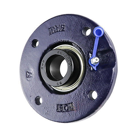 RHP FC1.3/16DEC-RHP Four Bolt Round Cast Iron Flanged Bearing Unit and 1-3/16 inch Insert