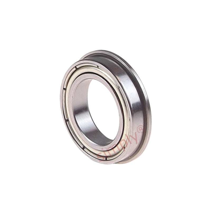 F6905ZZ Budget Metal Shielded Flanged Thin Section Deep Groove Ball Bearing 25x42x9mm