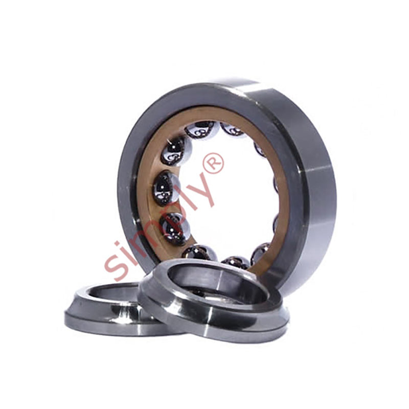 Premier Budget Brass Caged Imperial QJM2-1/4 Four Point Contact Ball Bearing 2-1/4x5x1-1/4 inch