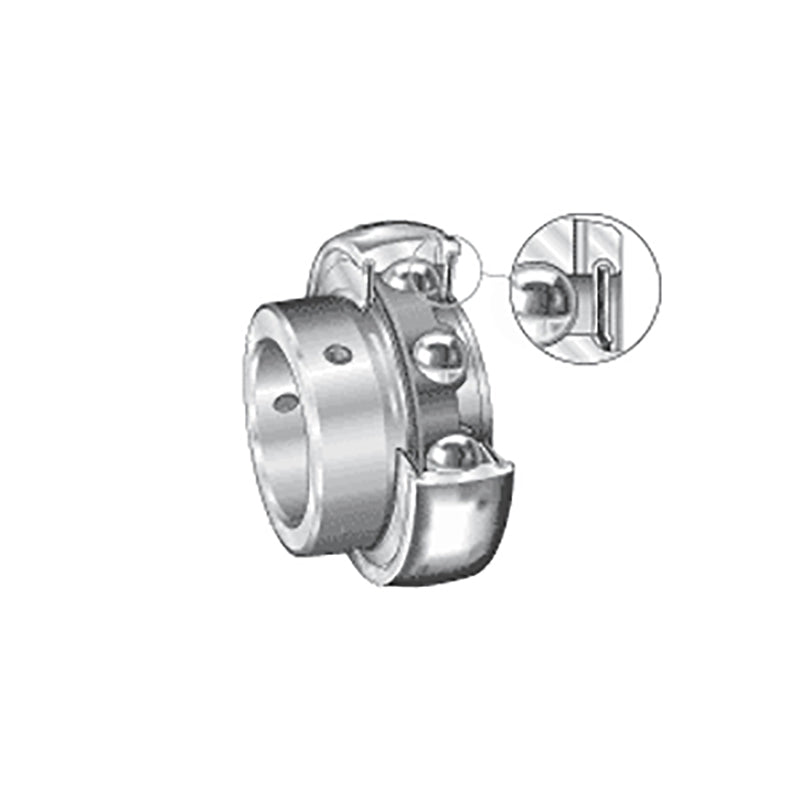 INA GAY45XLNPPB Metric Spherical Outer Bearing Insert with P Seals and Grub Screws 45x85x41.5mm