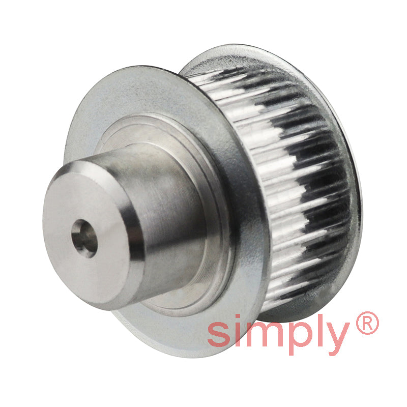 P15-3M-09F - 3mm Pitch 15 Tooth Flanged HTD Type Aluminium Timing Pulley for 9mm Wide Belts