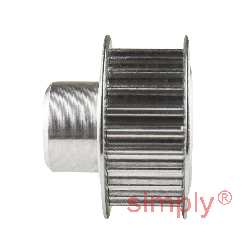 P15-3M-09F - 3mm Pitch 15 Tooth Flanged HTD Type Aluminium Timing Pulley for 9mm Wide Belts