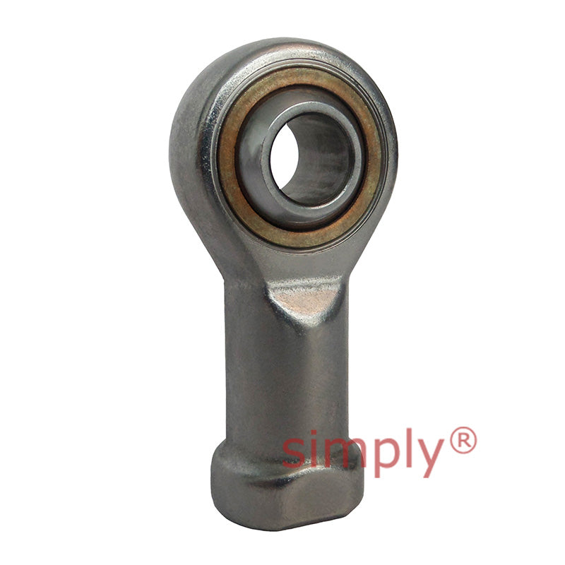 Fluro GIRSW35 Right Hand Zinc Plated Stainless Steel / PTFE Lined Maintenance Free Female Plain Rod End M36x2 Thread
