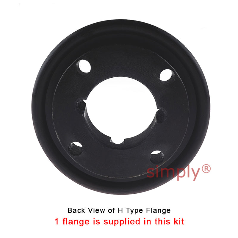 Major Branded F40H/F40B Outer Facing Taper Bore/Pilot Bored Tyre Drive Coupling Assembly with Natural Rubber Tyre