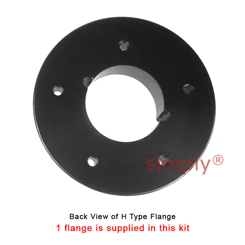 Major Branded F60H/F60B Outer Facing Taper Bore/Pilot Bored Tyre Drive Coupling Assembly with Fire Resistant Antistatic (F.R.A.S) Tyre