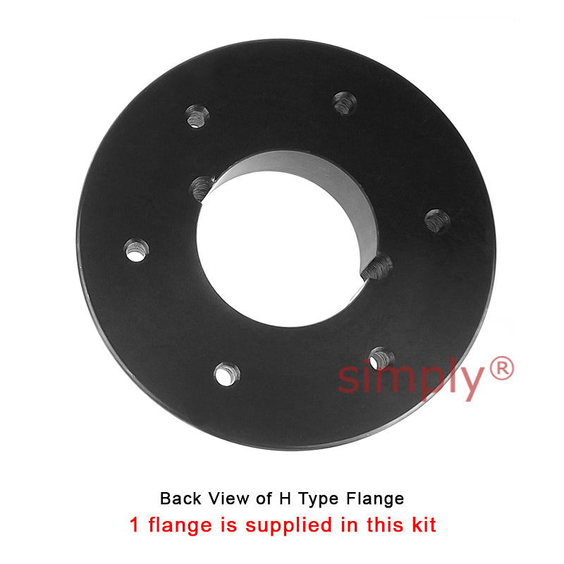 Major Branded F110H/F110B Outer Facing Taper Bore/Pilot Bored Tyre Drive Coupling Assembly with Fire Resistant Antistatic (F.R.A.S) Tyre