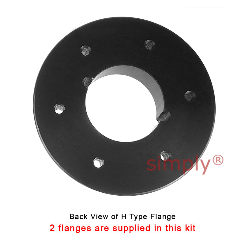 Major Branded F80H/F80H Outer Facing Taper Bores Type Tyre Drive Coupling Assembly with Natural Rubber Tyre