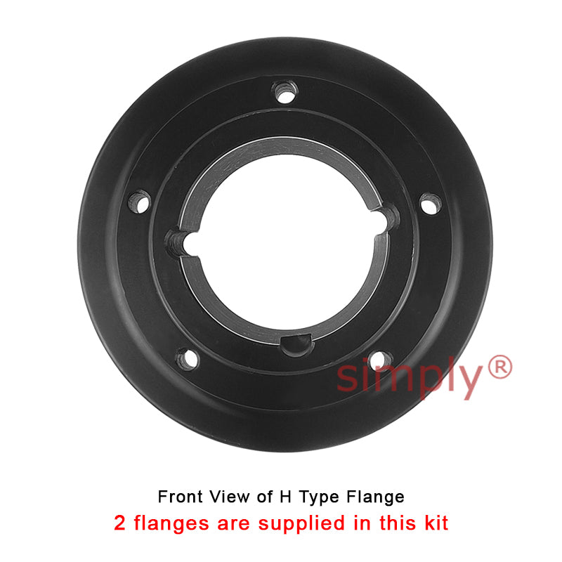 Major Branded F70H/F70H Outer Facing Taper Bores Type Tyre Drive Coupling Assembly with Fire Resistant Antistatic (F.R.A.S) Tyre