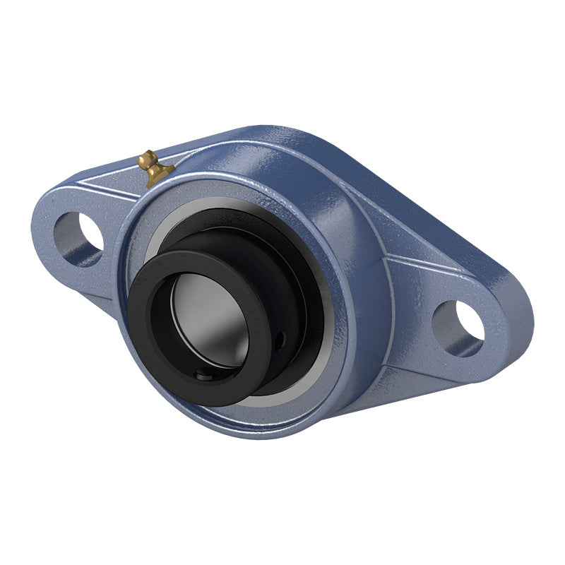 HCFL215-46 Imperial Two Bolt Cast Iron Oval Housing with 2-7/8 inch Eccentric Collar Insert