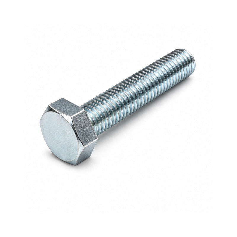 Unifix M8x18 Grade 8.8 Hexagon SetScrew DIN 933 with 1.25mm Pitch and Zinc and Yellow Finish - Allow 2-3 Days