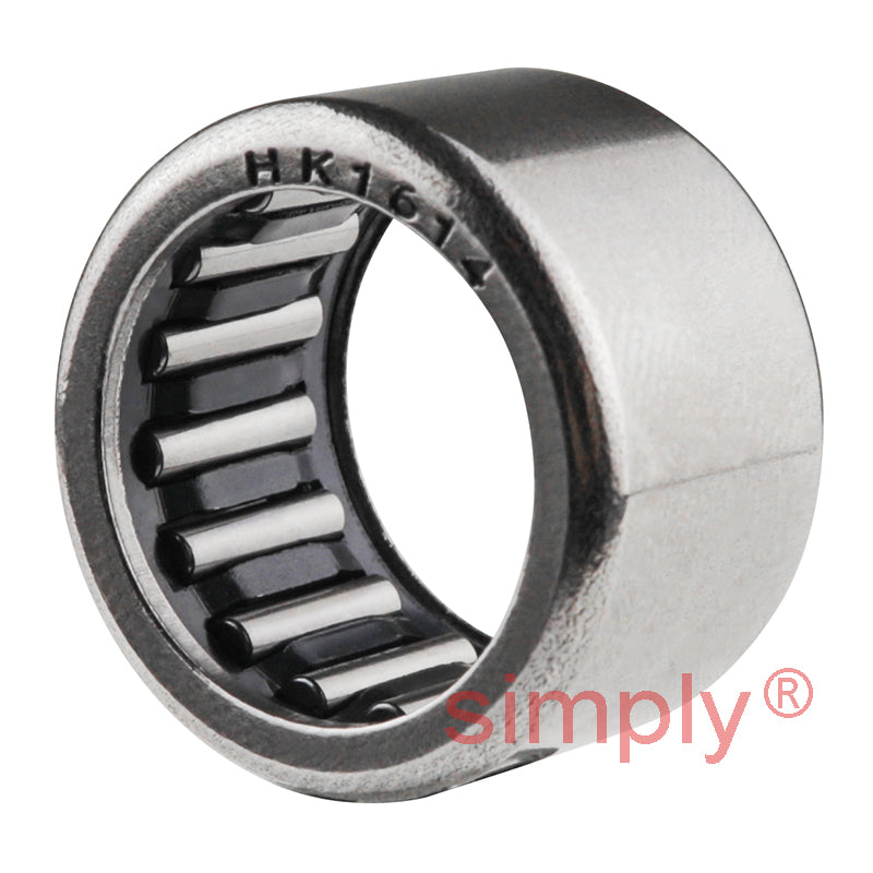 HK1614 Budget Drawn Cup Type Needle Roller Bearing Open End Type 16x22x14mm