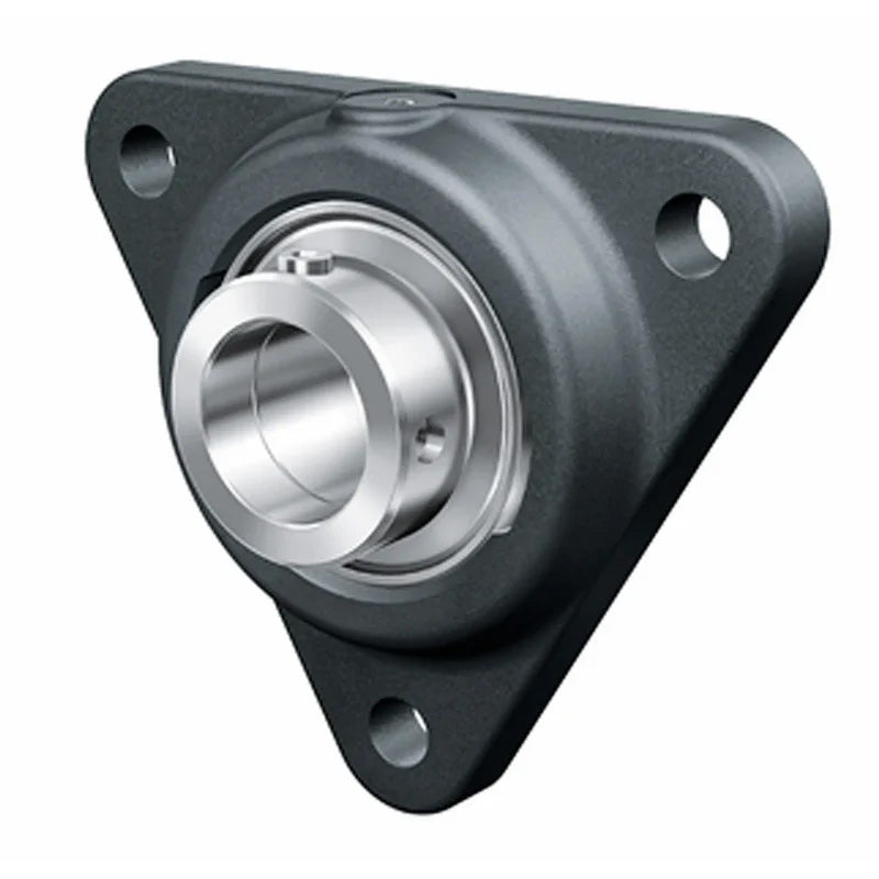 INA PCFTR30XL Three Bolt Cast Iron Triangular Housing Unit with Eccentric Collar Insert 30mm Bore