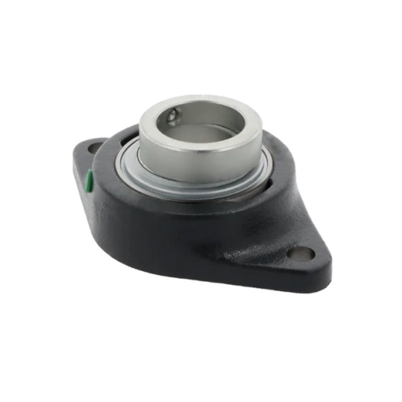 INA RCJTY2-3/16 Two Bolt Cast Iron Oval Housing with Grub Screw Insert 2-3/16 inch Bore