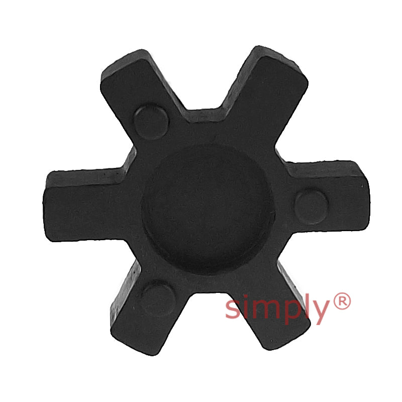 Major Branded L150B/L150B Pilot Bored Jaw Coupling Assembly Max Bore 48mm with Nitrile Rubber Insert