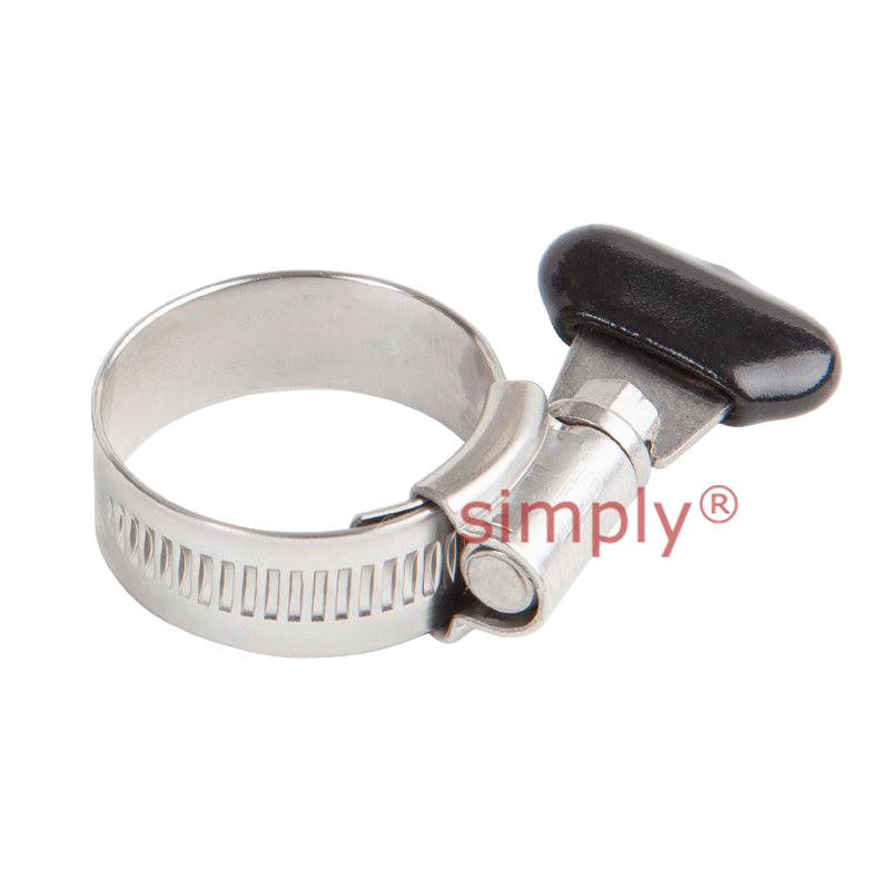 JCS WSZC50 Zinc Plated Steel Hi-Grip Wing Screw Adjustment Range 35-50mm Band Width 13mm