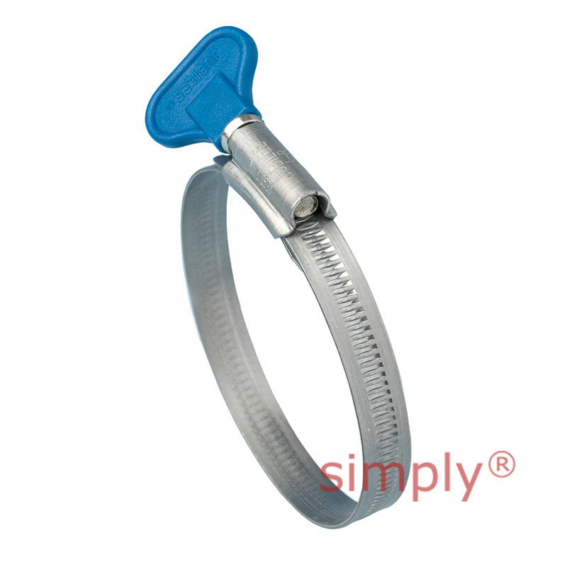 WS022 Zinc Plated Steel Jubilee Wingspade Clip Adjustment Range 12mm-22mm Band Width 9.9mm