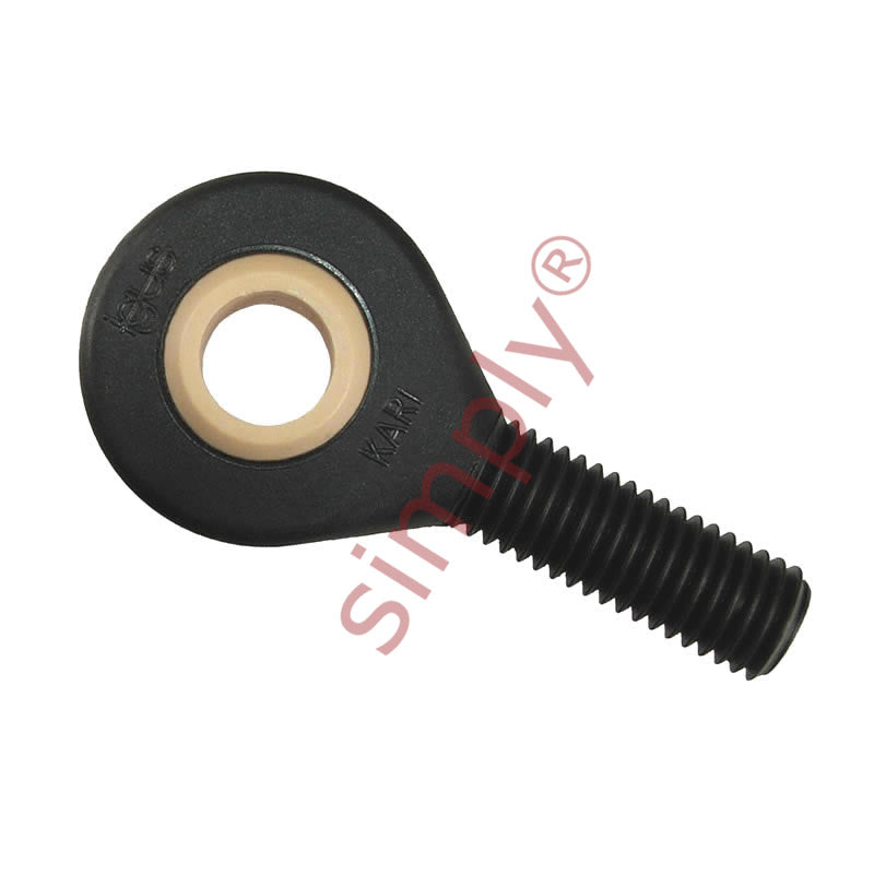 igubal KARI10 Right Hand Male Plastic Rod End 0.625 inch Bore 5/8-18 Thread - Allow 2-3 Days