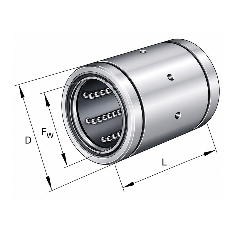 INA KBS16PP Linear Ball Bushing with Contact Seals 16x26x36mm