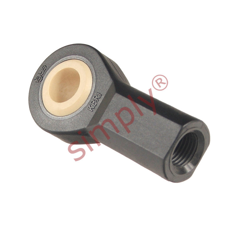 igubal KBRI07 Right Hand Female Plastic Rod End 0.437 inch Bore 7/16-20 Thread