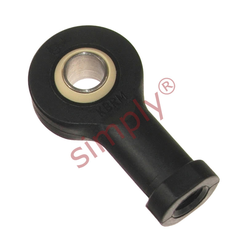 igubal KBLM12MH Left Hand Female Plastic Rod End 12mm Bore M12 Thread with Metal Insert